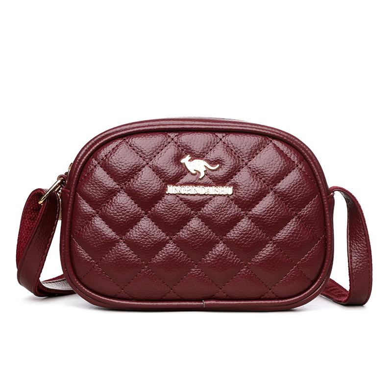Small Square Bag Lingge Women's Shoulder Bag Large Capacity Crossbody Bag