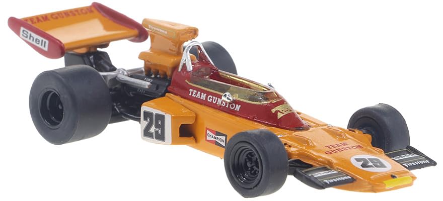 

BREKINA Lotus Ford F1 72D Иэн Шектер BREKINA Team Gunston Мини-машина Масштаб HO 1/87 1974#29 оранжевый