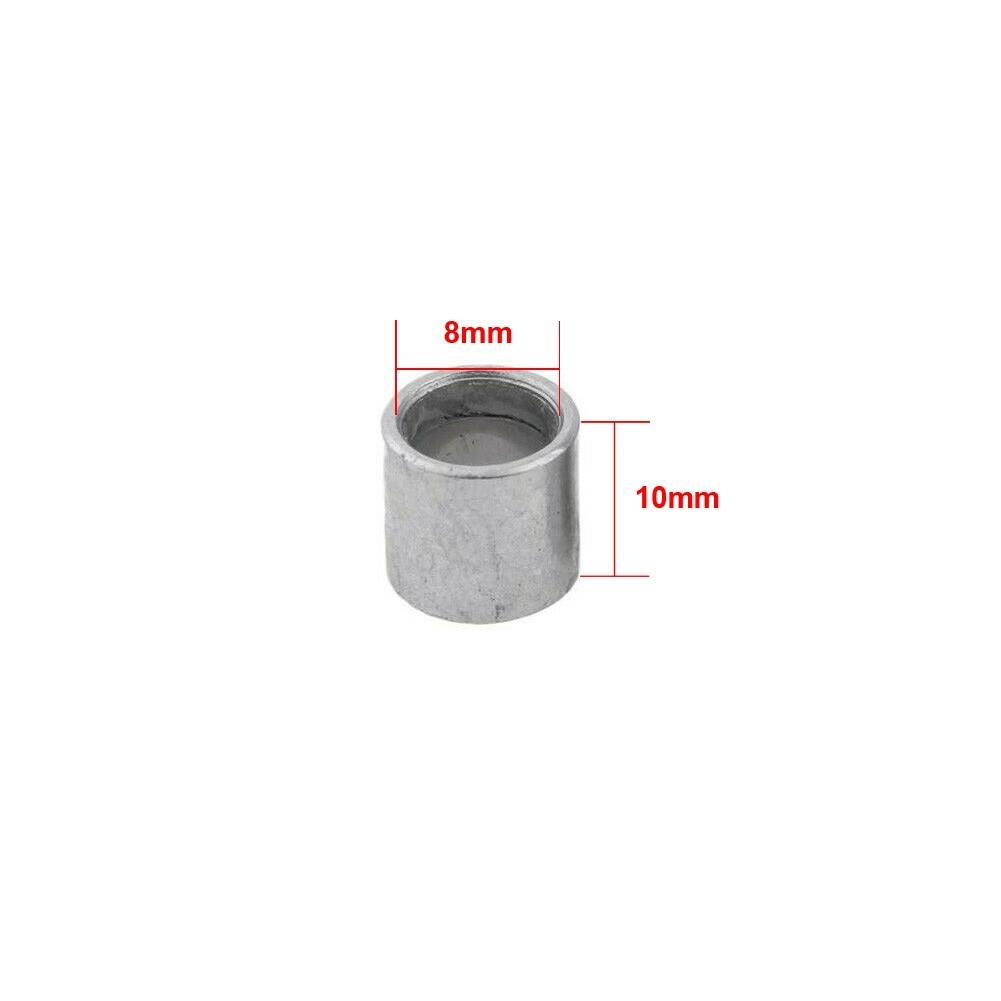 4/8 Pcs 10mm LONG ALLOY BEARING SPACER FOR SCOOTER or SKATEBOARD WHEELS 8mm ID