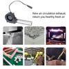 BBQ Air Blower Fan with Variable Speed Controller Centrifugal Fan for Camping Outdoor Quick Charcoal Starter Cooking