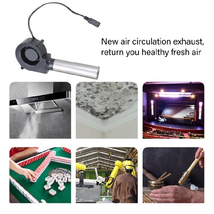 BBQ Air Blower Fan with Variable Speed Controller Centrifugal Fan for Camping Outdoor Quick Charcoal Starter Cooking