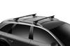 Thule Base Carrier, Set of 2 Steel Square Bars, 135cm, Black, TH7124
