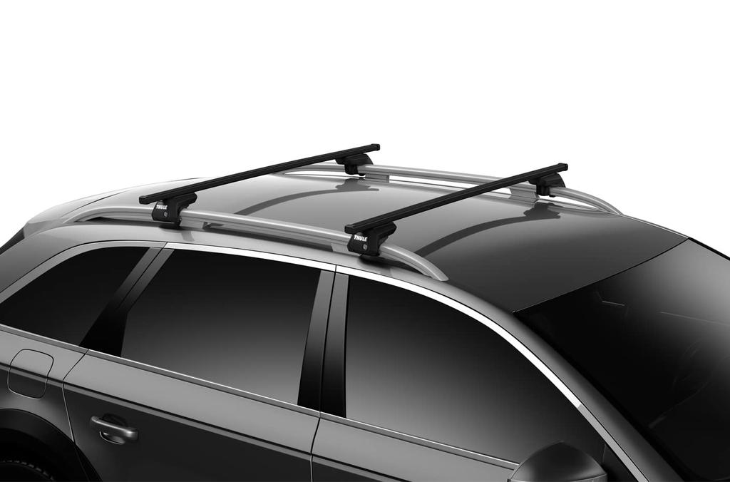 Thule Base Carrier, Set of 2 Steel Square Bars, 135cm, Black, TH7124