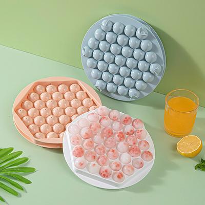 Lollipop Making Hockey Ice Making Mold Mini 37 Grid Whiskey Ball Ice Cube Tray Mold Round Food Grade Ice Cube Maker Mould Bar