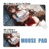 Gaming Mouse PadAntislip Stitched Edges Stylish Urban Anime Girls  Graffiti Street Print Gaming Keyboard Mat for Gamers