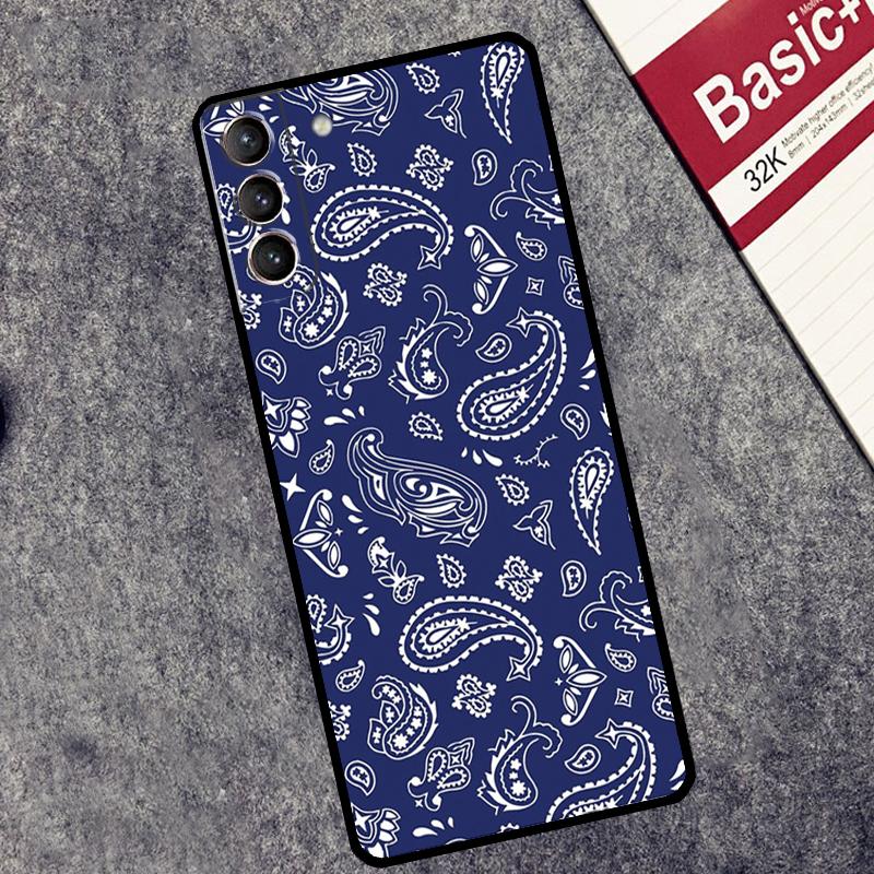 Royal Bandana Paisley Case For Samsung Galaxy S26 S25 Ultra S20 S21 S22 S23 S24 Ultra S10 Plus S25 FE Cover Coque