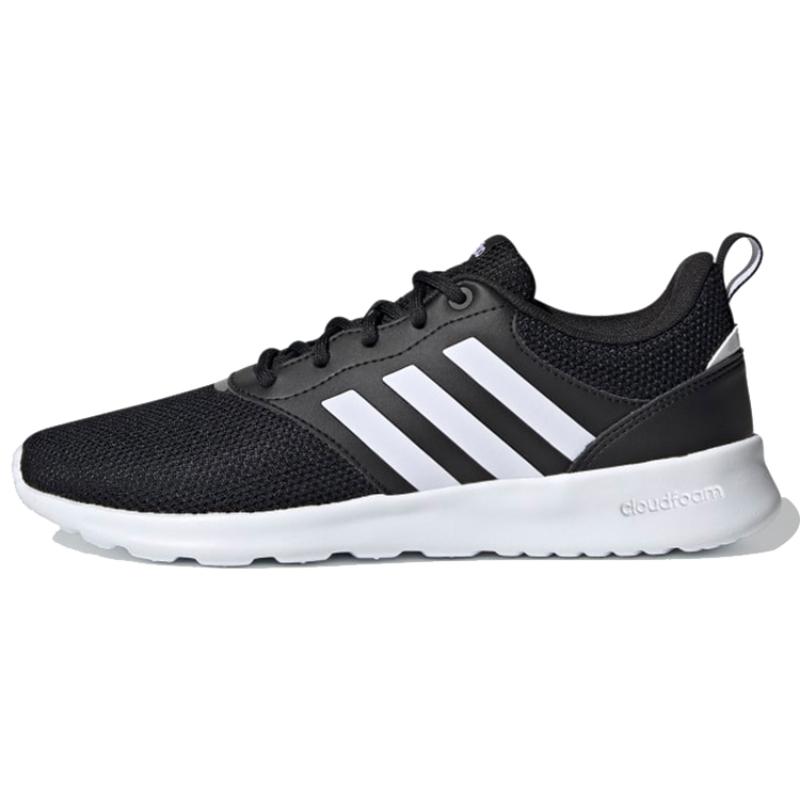 Adidas Qt Racer 2.0 Svart Hvit Damesneakers FY8320