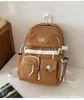 Schoolbag Japanese niche schoolbag female high school college bag simple and versatile large-capacity backpack computer backpack male