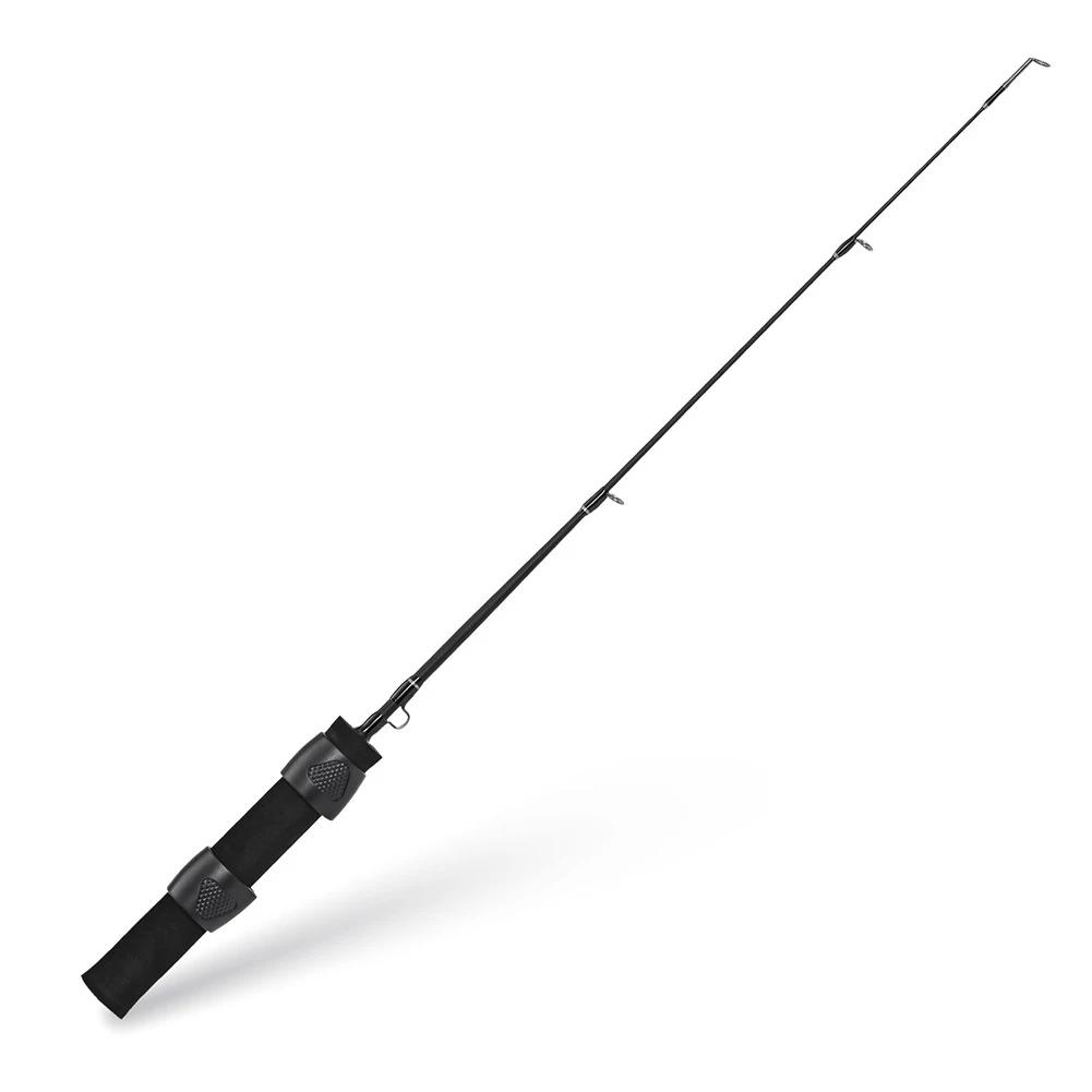 LEO 51cm Canna da Pesca Invernale Canna da Pesca in Fibra di Vetro con Mulinello Portatile Ultra-corta Impugnatura Antiscivolo Attrezzatura da Pesca Attrezzatura per Pescatori