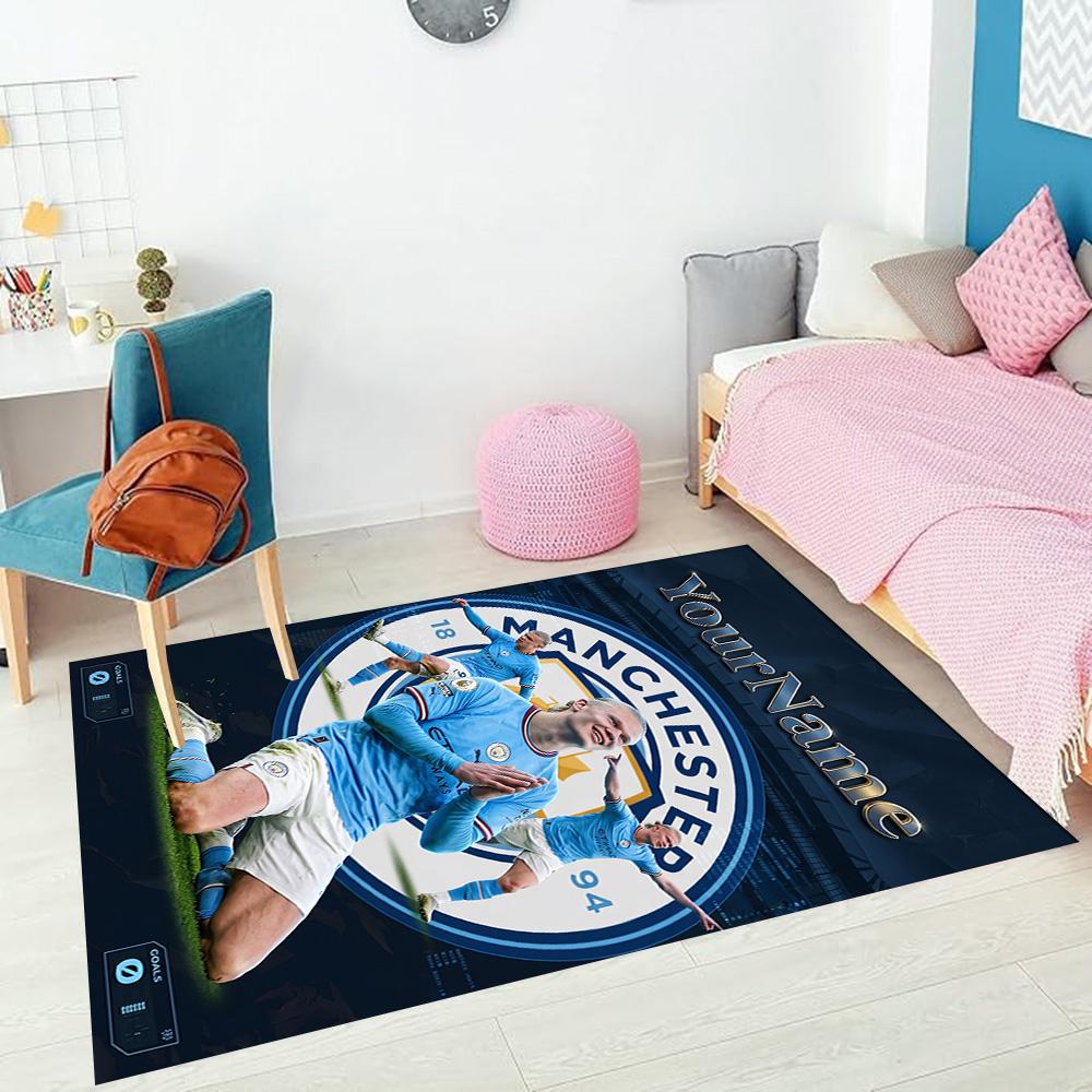 Haaland (3) Personalizza il tuo tappeto con nome, cuscino per sedia da ufficio, regalo per camera da letto, soggiorno di casa.