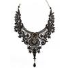 Elegant Beaded Lace Neck Piece Vintage Style Adjustable For Women Party Wedding Accessory