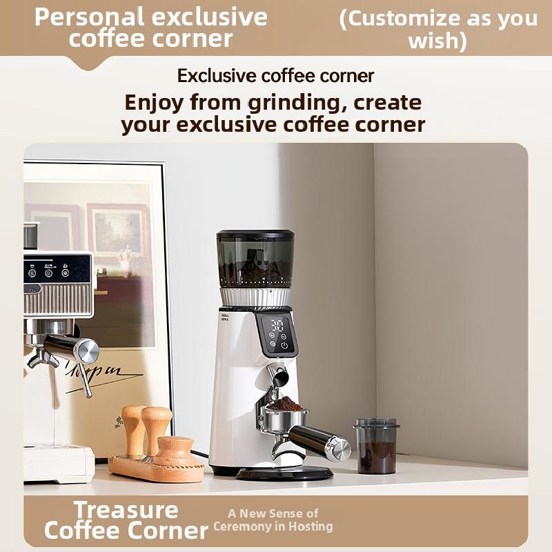 Molinillo de Café Eléctrico, Molinillo Dosificador Totalmente Automático para Uso Doméstico y Comercial