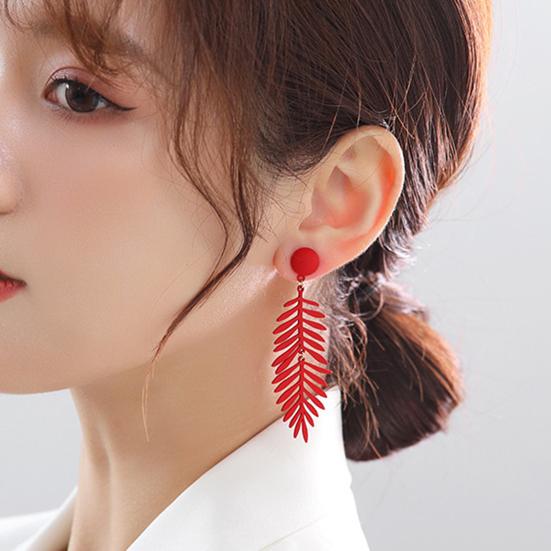 

1 пара висячих сережек с растениями, преувеличенные, модные, яркие, сладкие