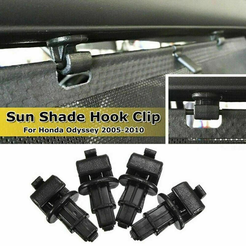 

Чорний 4 шт. Кліп-гачок ДЛЯ Honda Odyssey 2005-2010 Sun Shade Hot