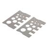 Screw Pitch Gauge Tool 100mm Metric Ruler for Nut and Bolt Measurement