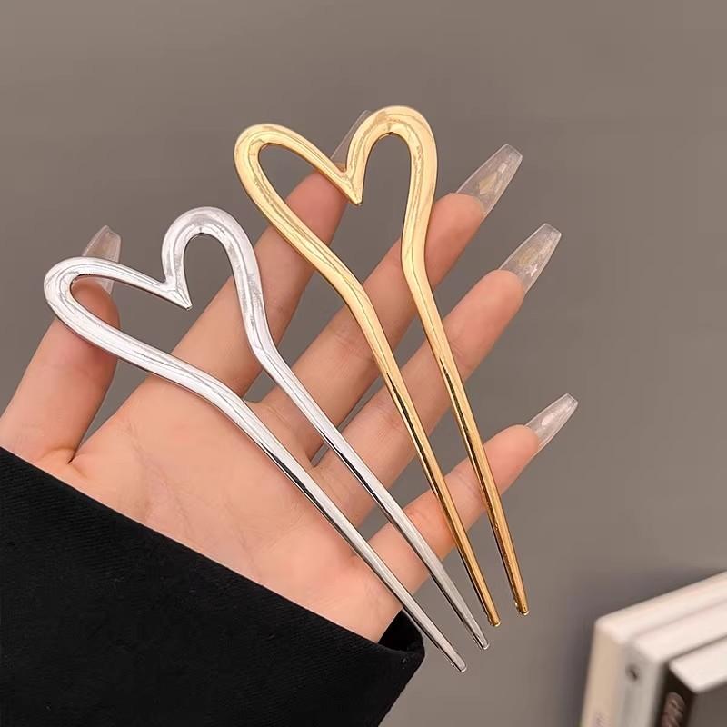 Female New Chinese Simple Love Hairpin