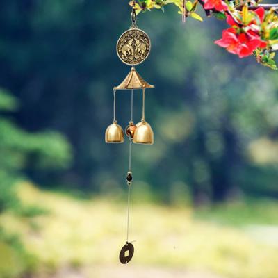Agățat Windbell Retro Arătos portabil Fashion Feng Shui chinezesc Windchime Pandantiv Home Decor
