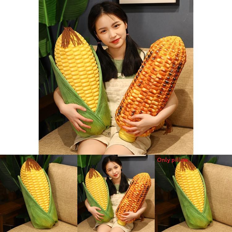Simulation Roasted Corn Plush Doll Toy Pillow For Home Decor And Gift
