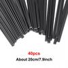40pcs Black PP Welding Rods Black PP PP Rod For Welding Plastic