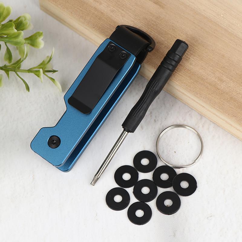 

Minimalist Metal Key Organizer Fashion Key Storage Holder Securely Holds 1-5 Keys Multifunctional Portable Key Cover A2