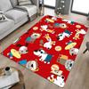 1PC Dogs Surfboards Non-Slip Floor Carpet Compatible for Office&Living Room&Bedroom&Dining Room - Flat-Weave Machine-O337