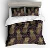 Pineapple Quilt Cover Pillowcase 2 or 3 Fruit Bedding Set Single Bed Double Bed Full Size Washable Zipper Bedding