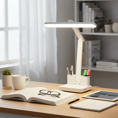 3 Levels Dimmable LED Desk Lamp Eye Protection No Battery Dimmable Table Lamp Touch Control Foldable Design
