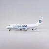 Diecast Resin Plane 1/150 Scale 47cm Airplane 747 B747 Aircraft PAN AM Airline Model W Light and Wheel For Bathroom Accessories