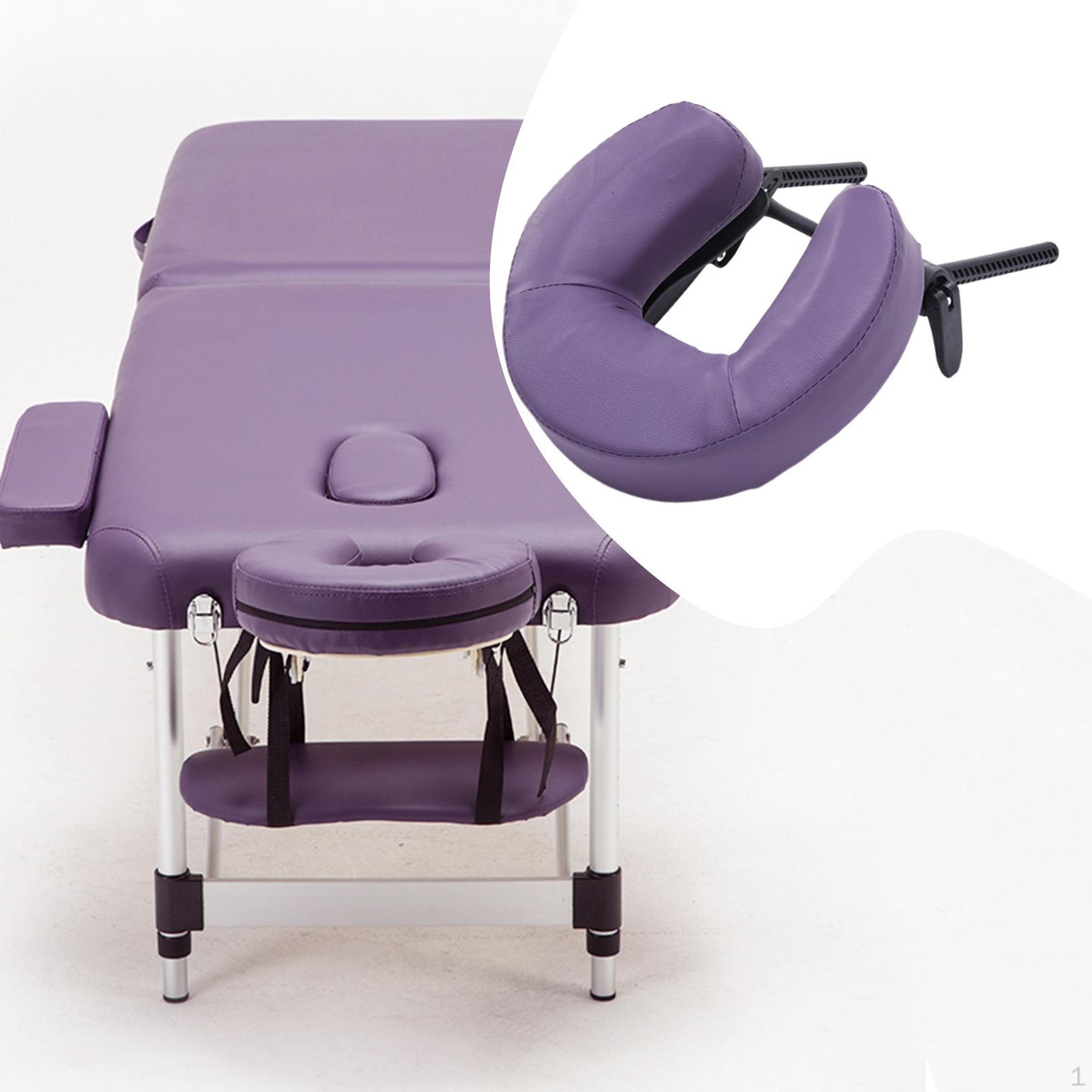 

Подголовник с подушкой для массажного стола Регулируемый Прочный Мягкий Легкий Принадлежности для красоты СПА violet