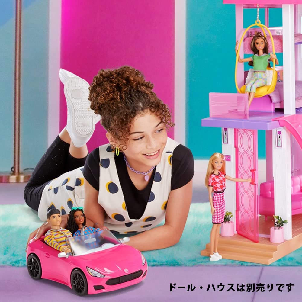 Barbie Go Out with Cute Pink Barbie Doll Vehicle Miniature Doll Vehicle 3 and HBT92 Barbie! Car, Toy, Car, [Ages Up]