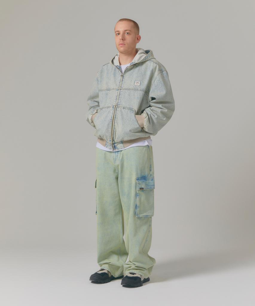 Lmc Denim Work Hoodie Jacket Gray