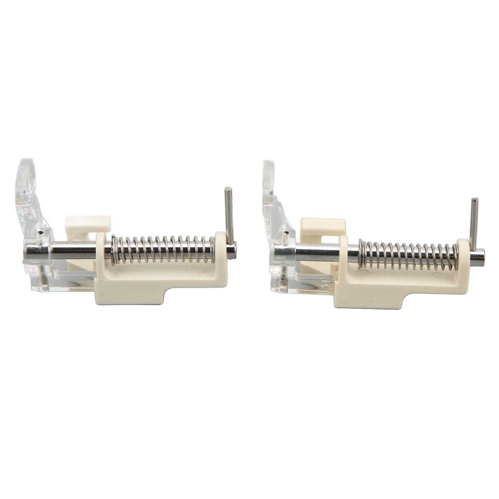 

2 шт. Лапка для свободного движения для квилтинга из нержавеющей стали, пружинный дизайн, прозрачная видимость, бесплатная доставка