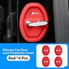 JYPK6 Silicone Car Door Lock Cover Protector Car Sticker for BMW Anti-rust Mute Switch Lock Sleeve Auto Door Protection Decor Interior