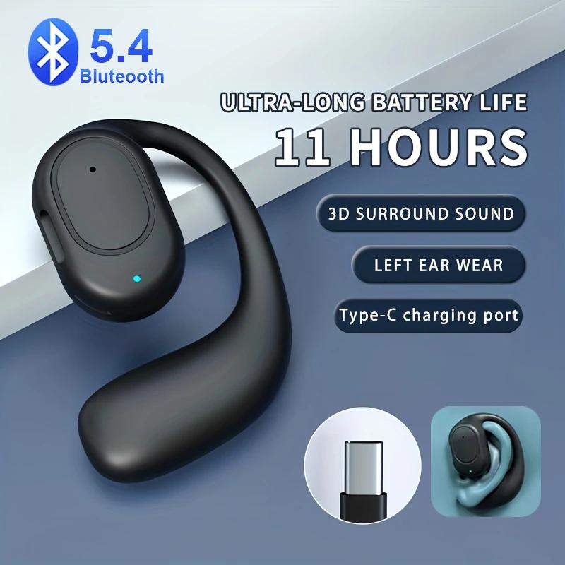 Wireless Bluetooth Headset Full Open Headphones Air Conduction Ear Hook Earphones Handsfree Noise Canceling Audifonos Sports