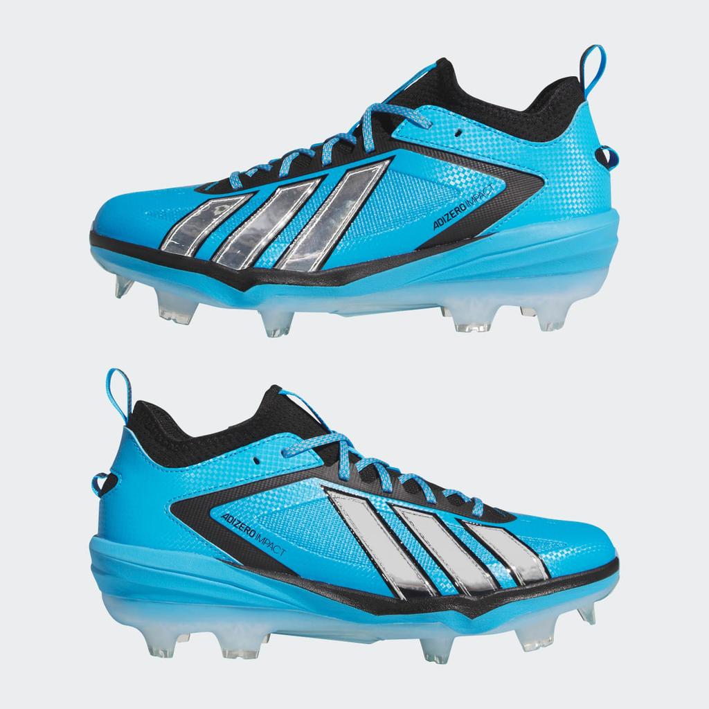 adidas Adizero Impact 3.0 BSB KI0803 Men's Performance Sports Shoes Lucid Aquamarine / Silver Metallic / Core Black