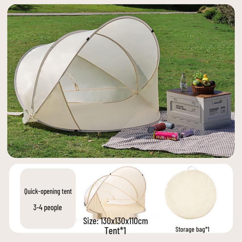 Korean Portable Instant Open & Close Sunshade Beach Tent