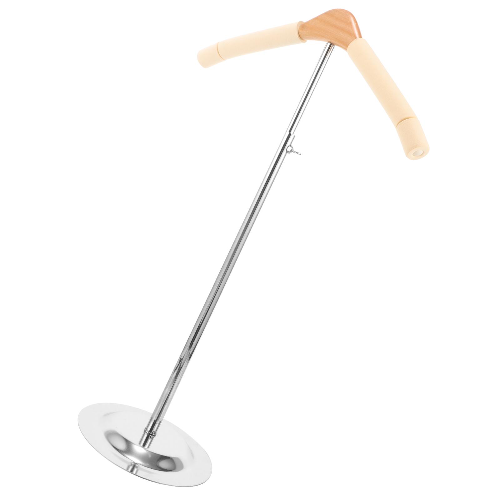 

Вешалка для одежды с Т-образной планкой, стойка для демонстрации футболок для поставщиков, куртка из нержавеющей стали бежевый