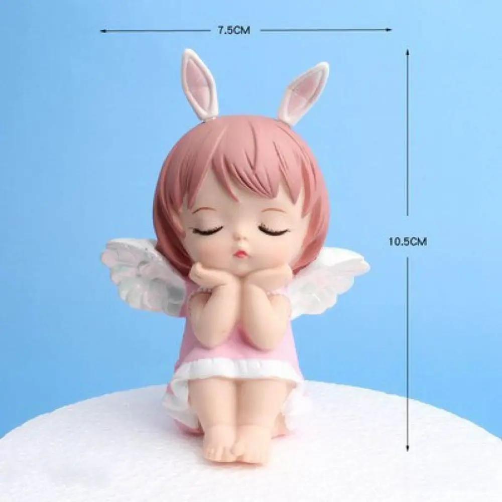 Event & Party PVC Anime Figure Cake Topper DIY Barking Angel Cake Topper Girl Cake Decorating Supplies Cake Decorate Home