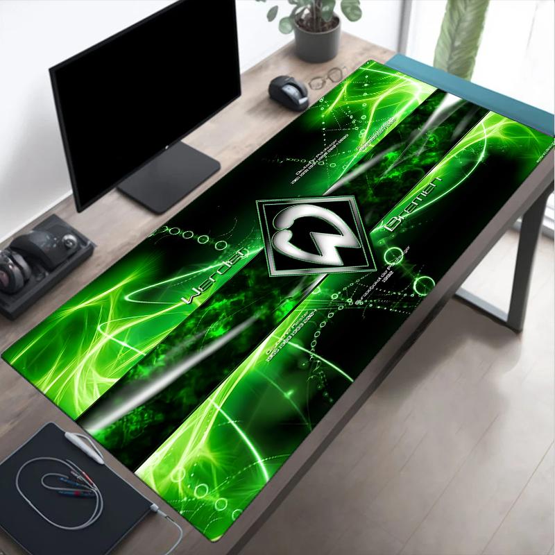 Green Bremen Pattern Mouse pad, Gaming Mouse Pad, keyboard pad, Desk Decor for computer notebook Fan Gift Birthday Gift