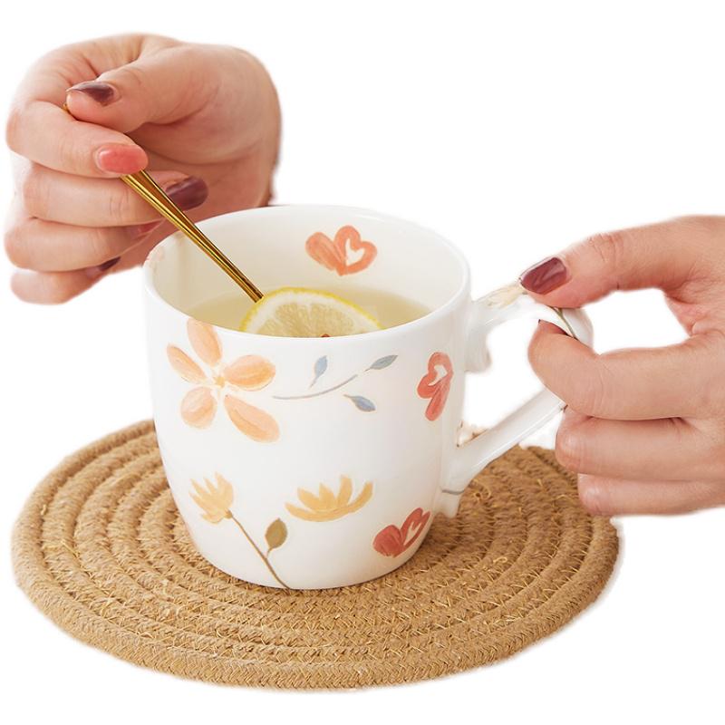 Creative Large Capacity Ceramic Coffee Mug for Couples