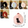 Kitten Embroidery Hand Warmers Handheld Hot Water Bag Portable Warm Water Bag  Belly Warmer