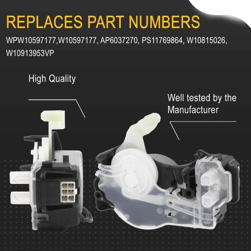 6 Pin Washing Machine Change Actuator Replacement Part W10913953 For Gear Chooser Assembly