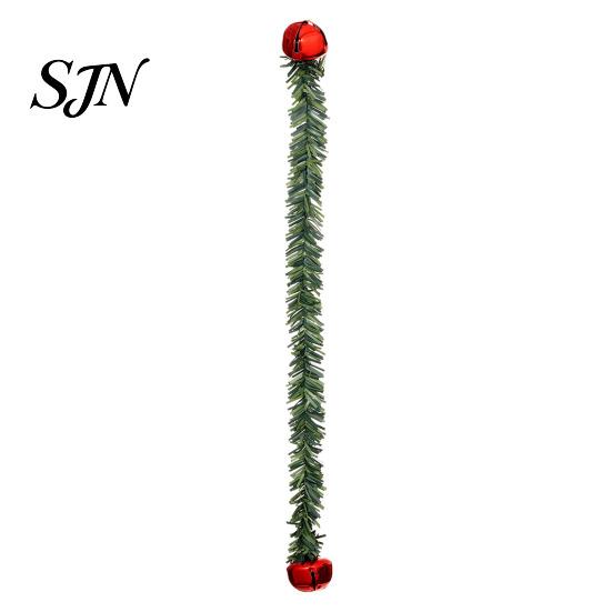 Lifelike Christmas Greenery 11.8 Inch Garland Ties for Banister Bells, Decorative Twist Ties, Reusable Indoor Party Ornament Wall Artificial