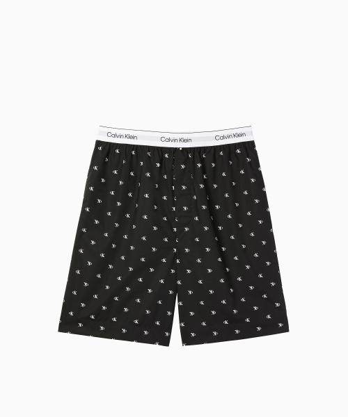 

[CK] Мужские хлопковые пижамные шорты из поплина_NM2832PCS [Отправка из Кореи] 100% Оригинал Black Print - S