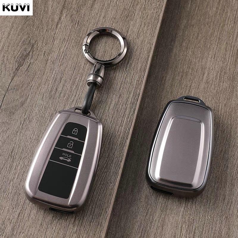 Gun Grey New Tpu Car Key Case Cover For Toyota Prius Camry Corolla Chr C-Hr Rav4 Land Cruiser Prado Protector Shell Accessories