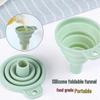 Creative Foldable Silicone Funnel: Portable, Mini, Retractable Liquid Dispenser for Household Kitchen Use