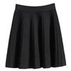 Women's Wool Knitted Pleated A-Line Skirt – Perfect for Autumn and Winter