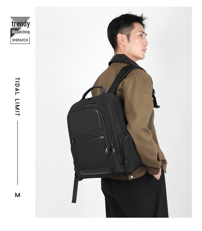 Men's Oxford Cloth Large Business Commute Backpack - Spacious Laptop Bag