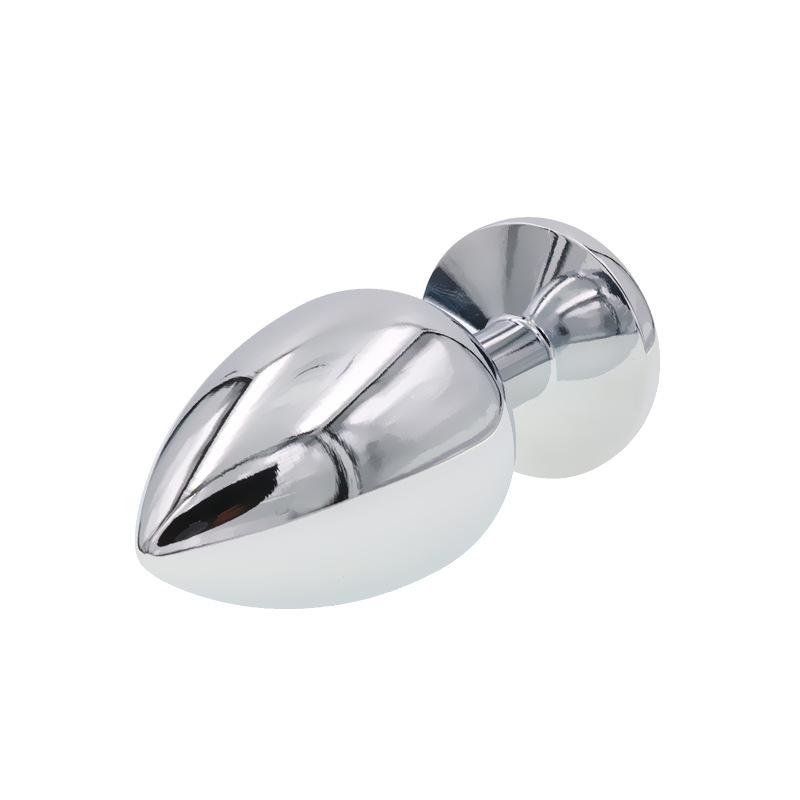 Large Metal Butt Plug Back Court Sex Toys Anal Dilatation Device Sex Tools Adult Toys Butt Plug Imitation Dust Bag Packaging