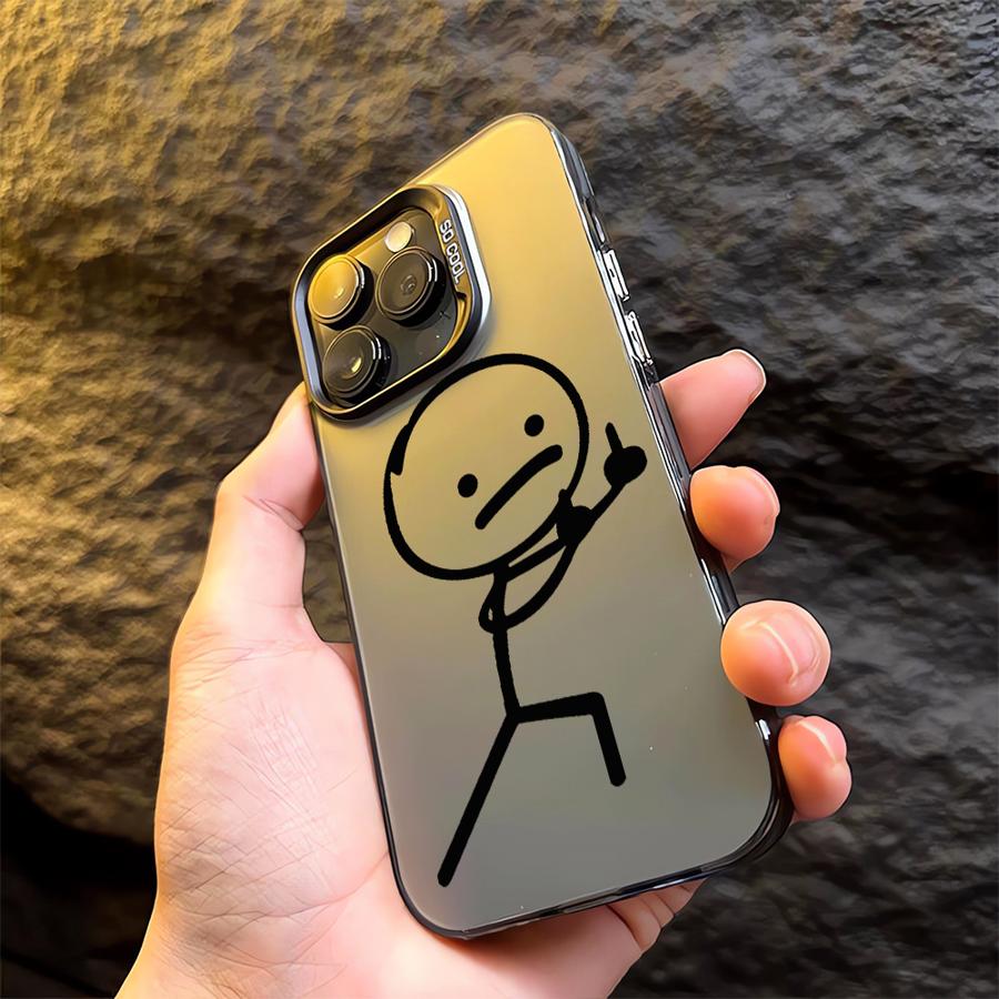 Phone Cover Case for iPhone 17 Pro Max Air 16 14 Plus 13 12 Pro 11 15 Cartoon Matchman